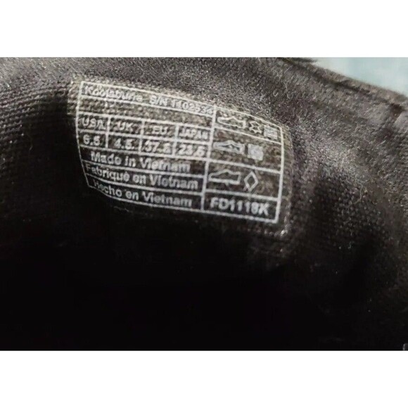 Ugg Koolaburra Comfort Sneakers Size 6.5 Lace-up Black Ribbon Lace Suede Leather - Picture 11 of 12